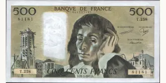 500 francs 1987