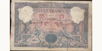 100 francs 1904