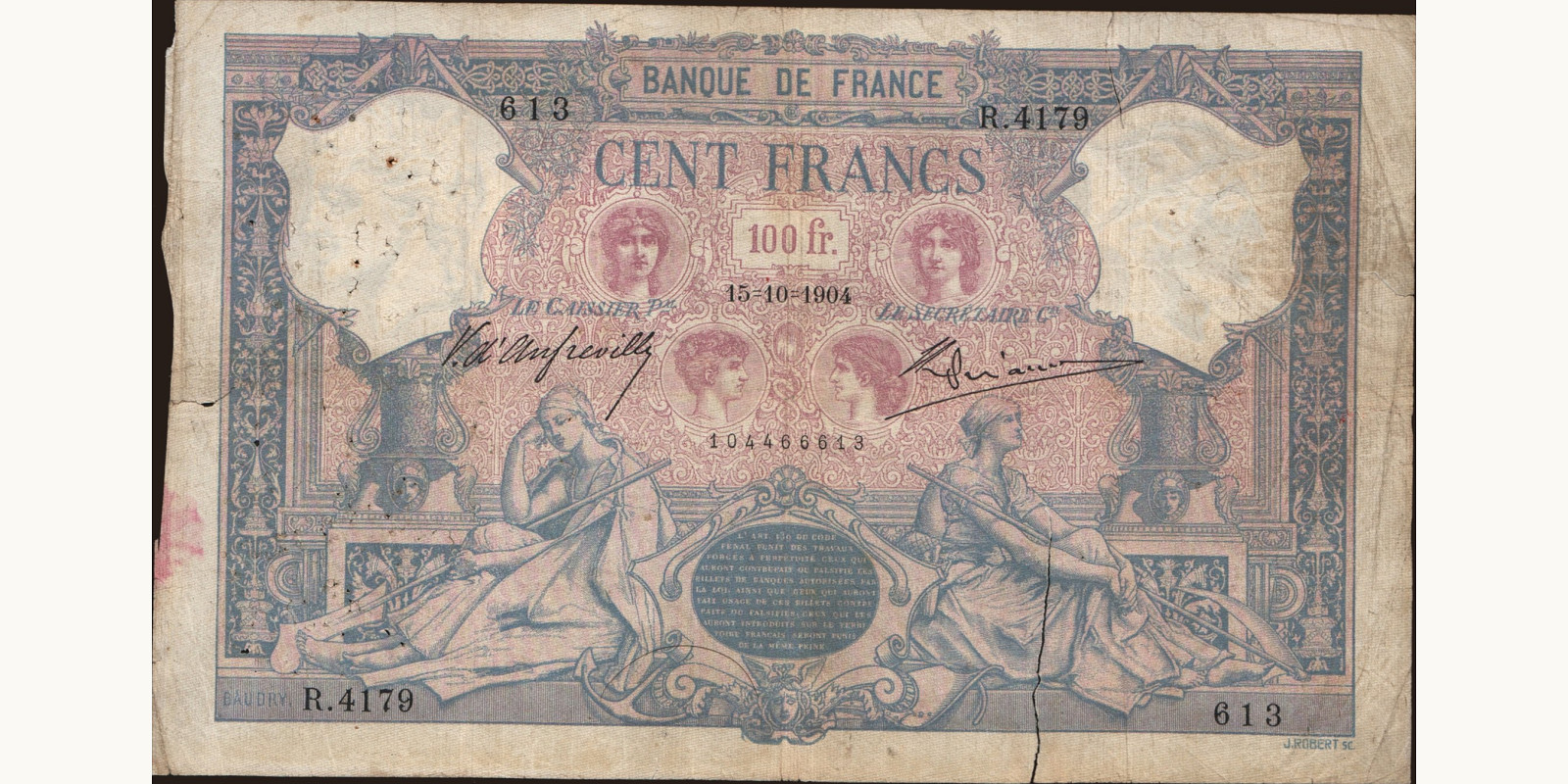 100 franc 1904