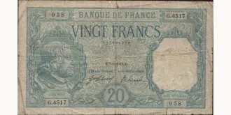 20 francs 1918