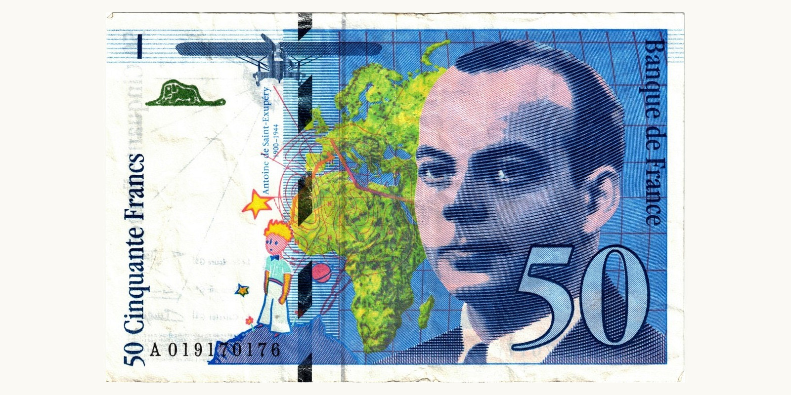 50 Francs Франция 1994 — Лицевая сторона