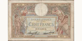 100 francs 1936