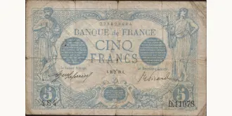 5 francs 1916