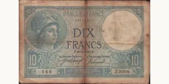 10 francs 1916