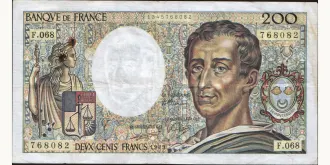 200 francs 1989