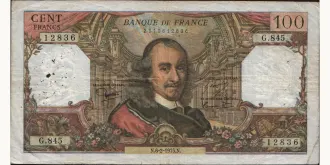 100 francs 1975