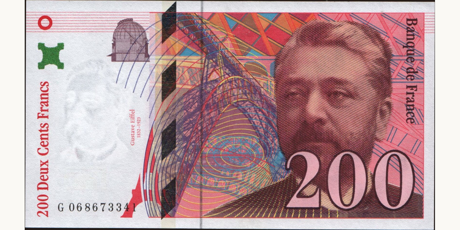 200 franc France 1997 — Front side
