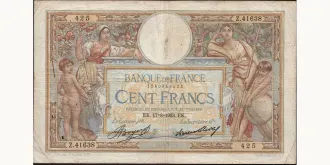 100 francs 1933