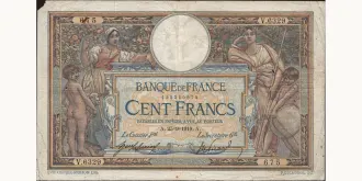 100 francs 1919