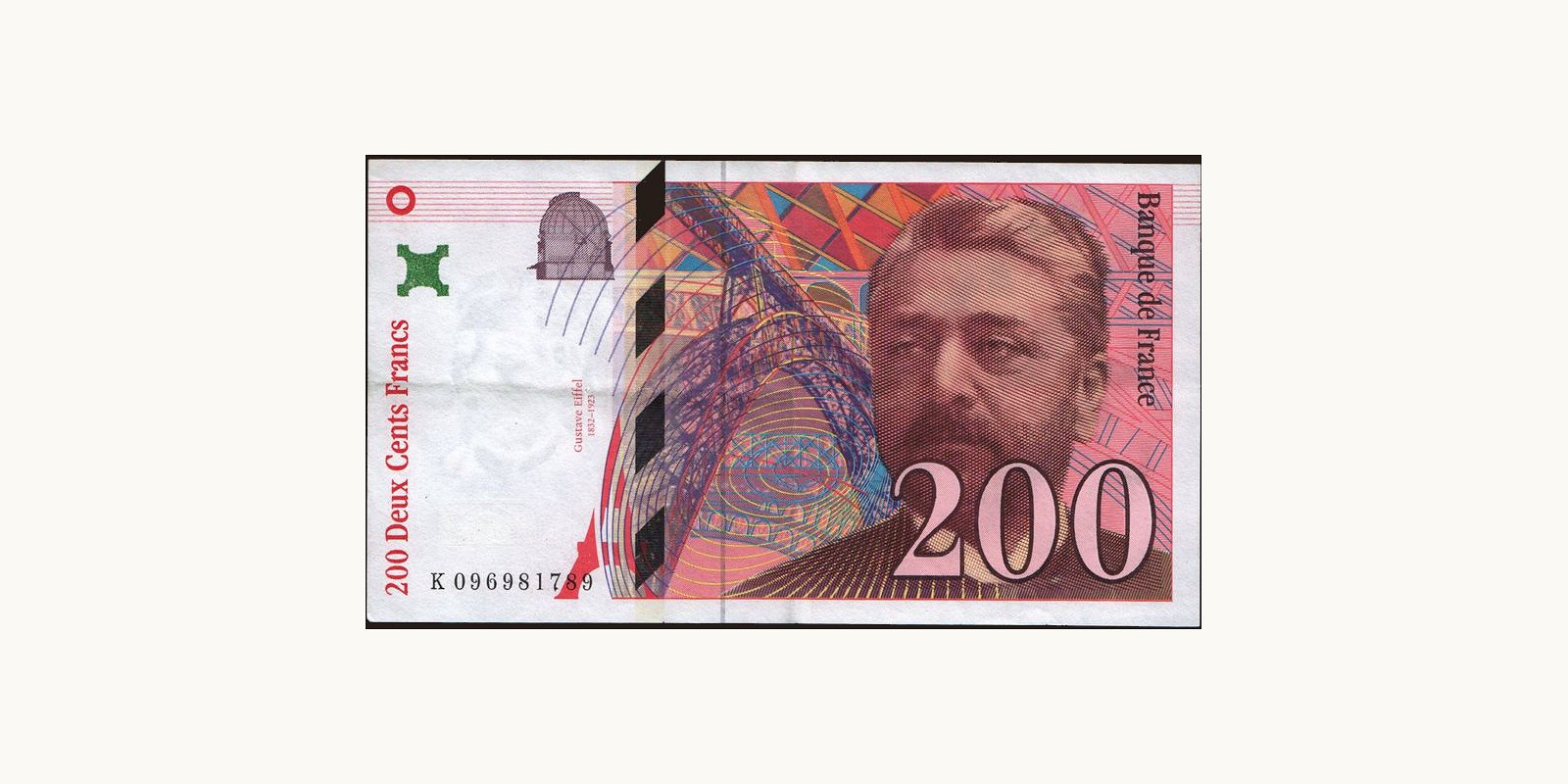 200 franc France 1999 — Front side