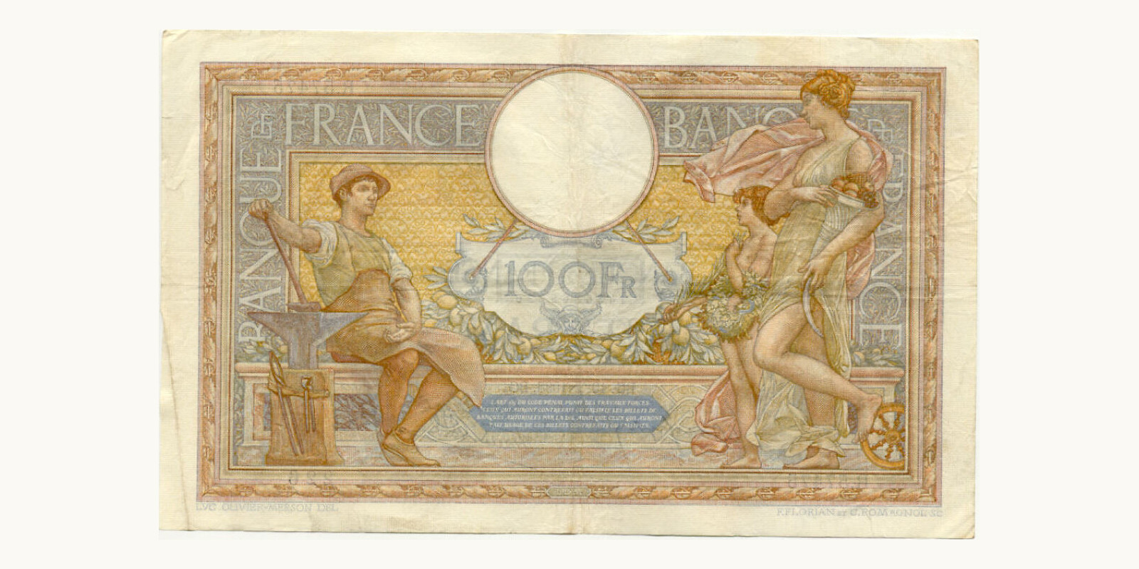 100 franc 1928