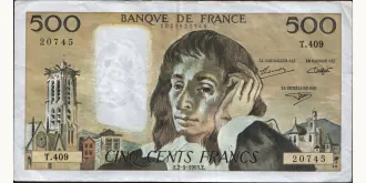 500 francs 1993
