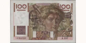 100 francs 1953
