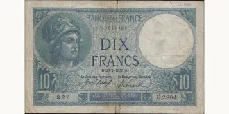 10 francs 1917