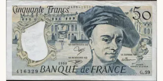 50 francs 1990