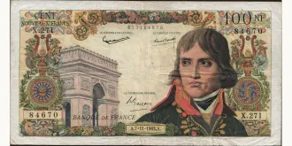100 neuveaux francs 1963