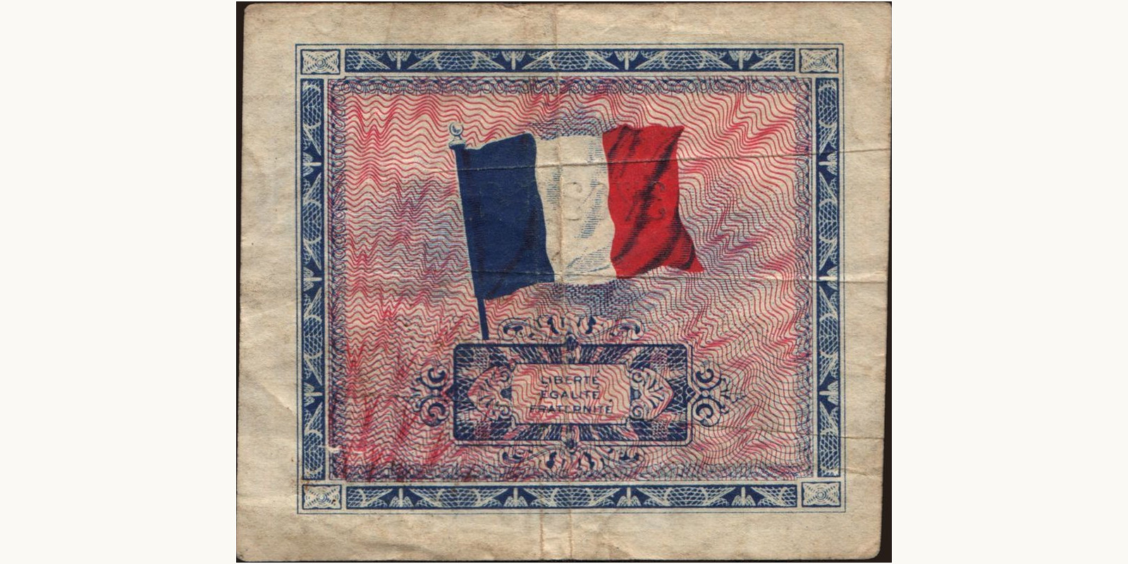 5 franc Франция 1944 — Оборотная сторона