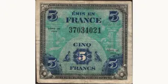5 francs 1944