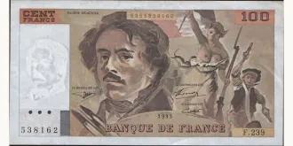 100 francs 1985