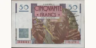 50 francs 1951