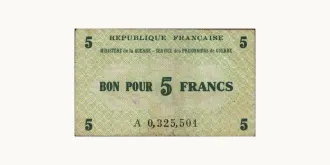 5 francs 1945