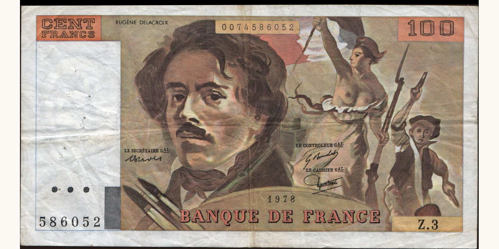100 franc 1978