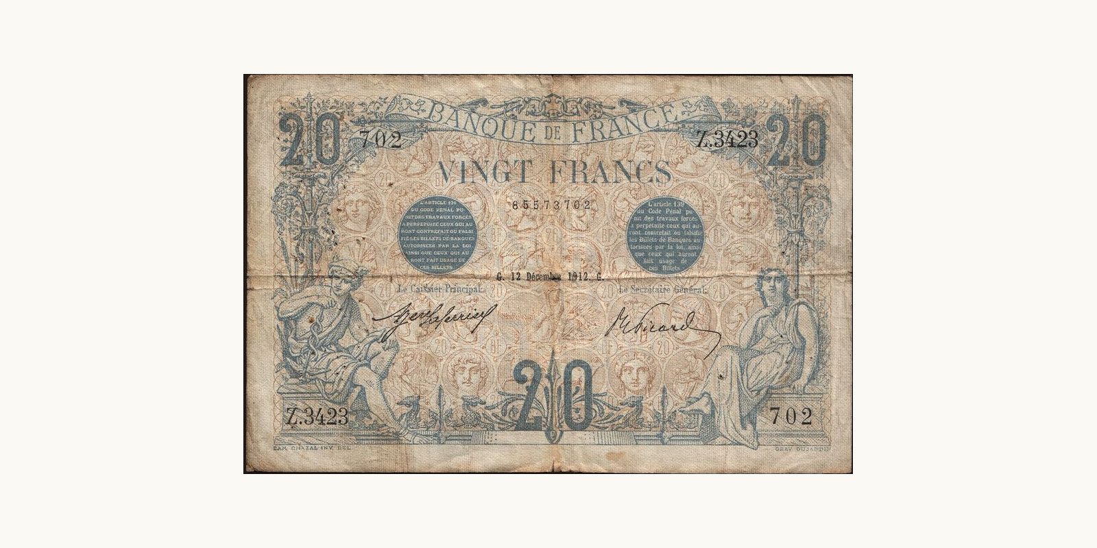 20 franc 1912