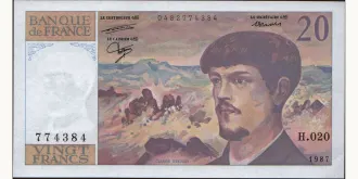20 francs 1987