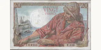 20 francs 1945