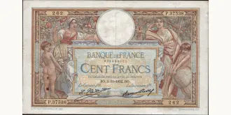 100 francs 1932