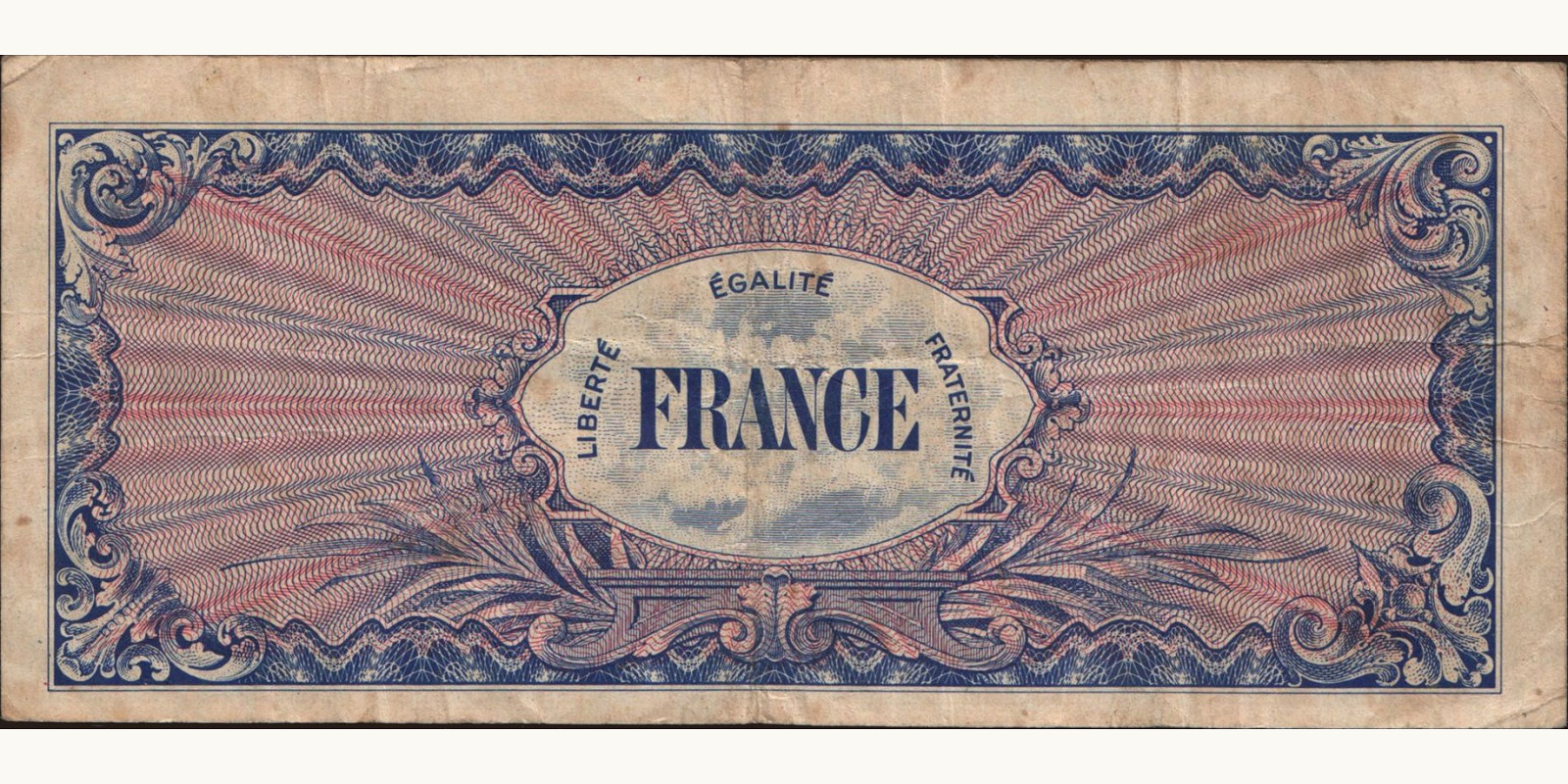 100 franc Франция 1944 — Оборотная сторона