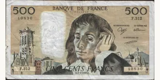 500 francs 1990