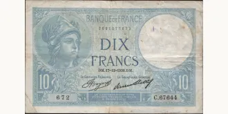10 francs 1936