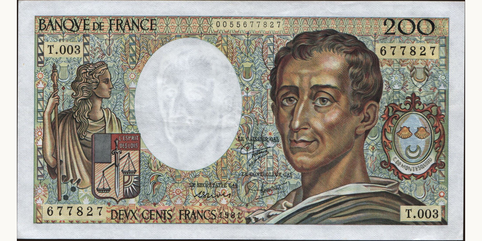 200 franc 1981