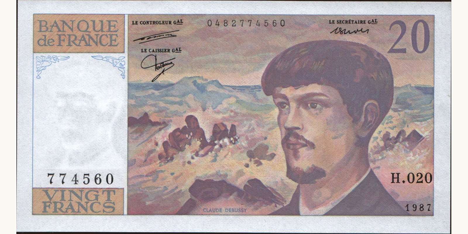 10 franc Франция 1987 — Лицевая сторона