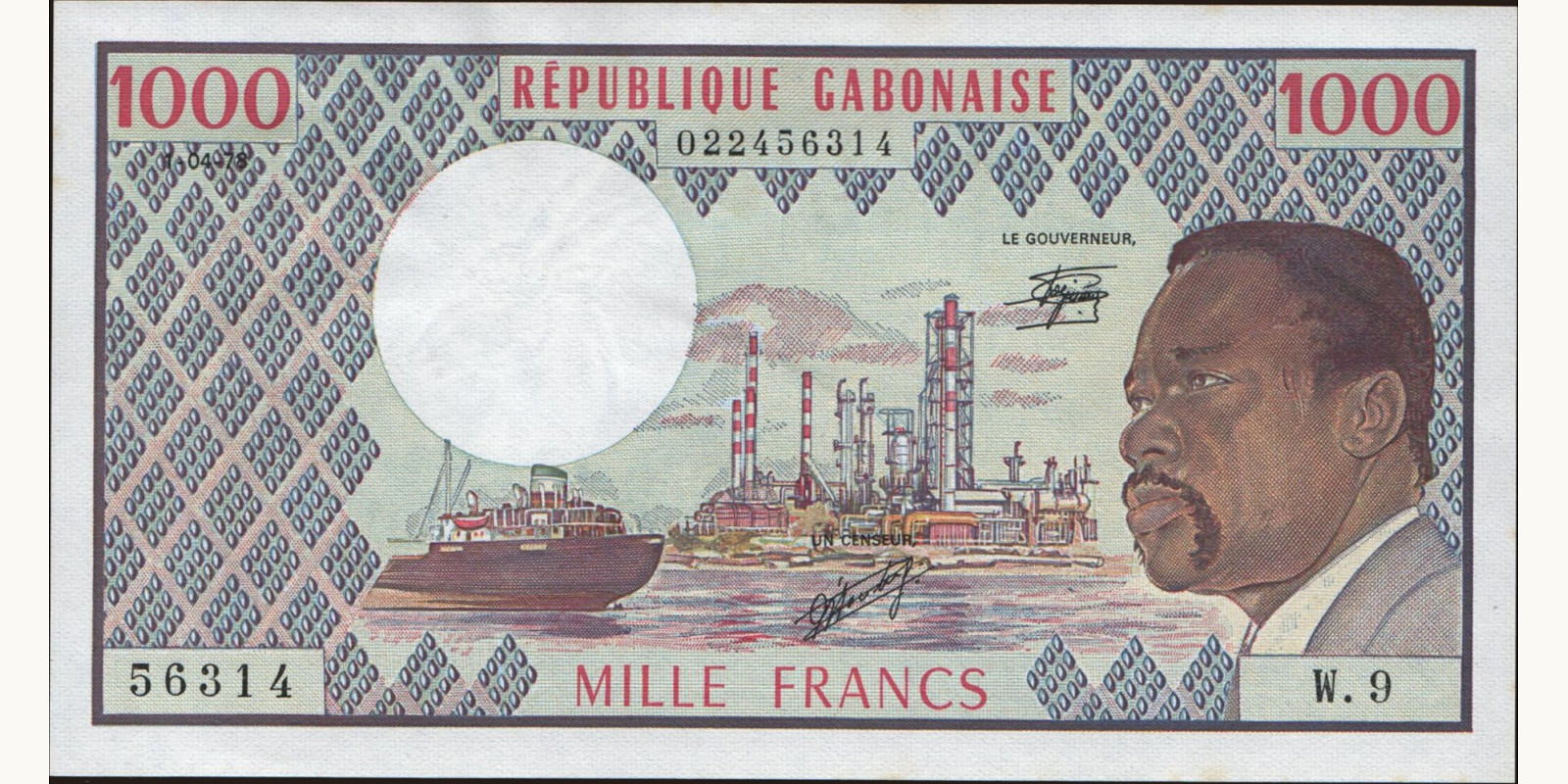 1000 franc 1978
