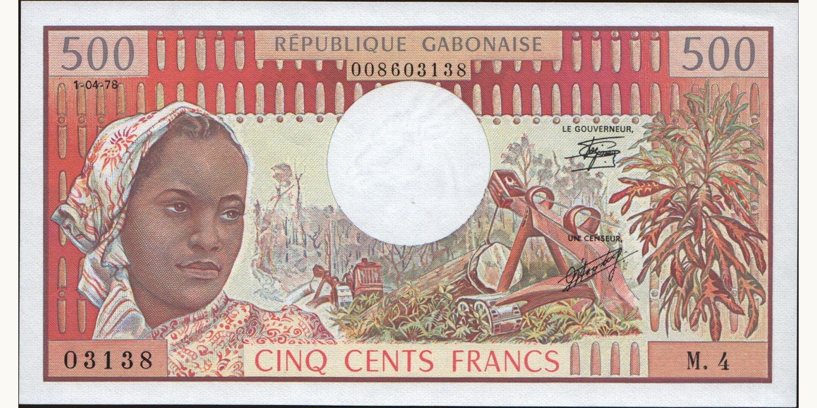 500 franc 1978