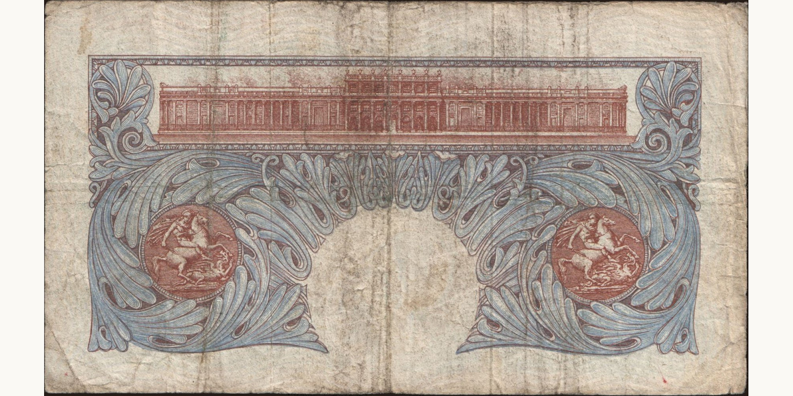 1 pounds Великобритания 1942 — Оборотная сторона