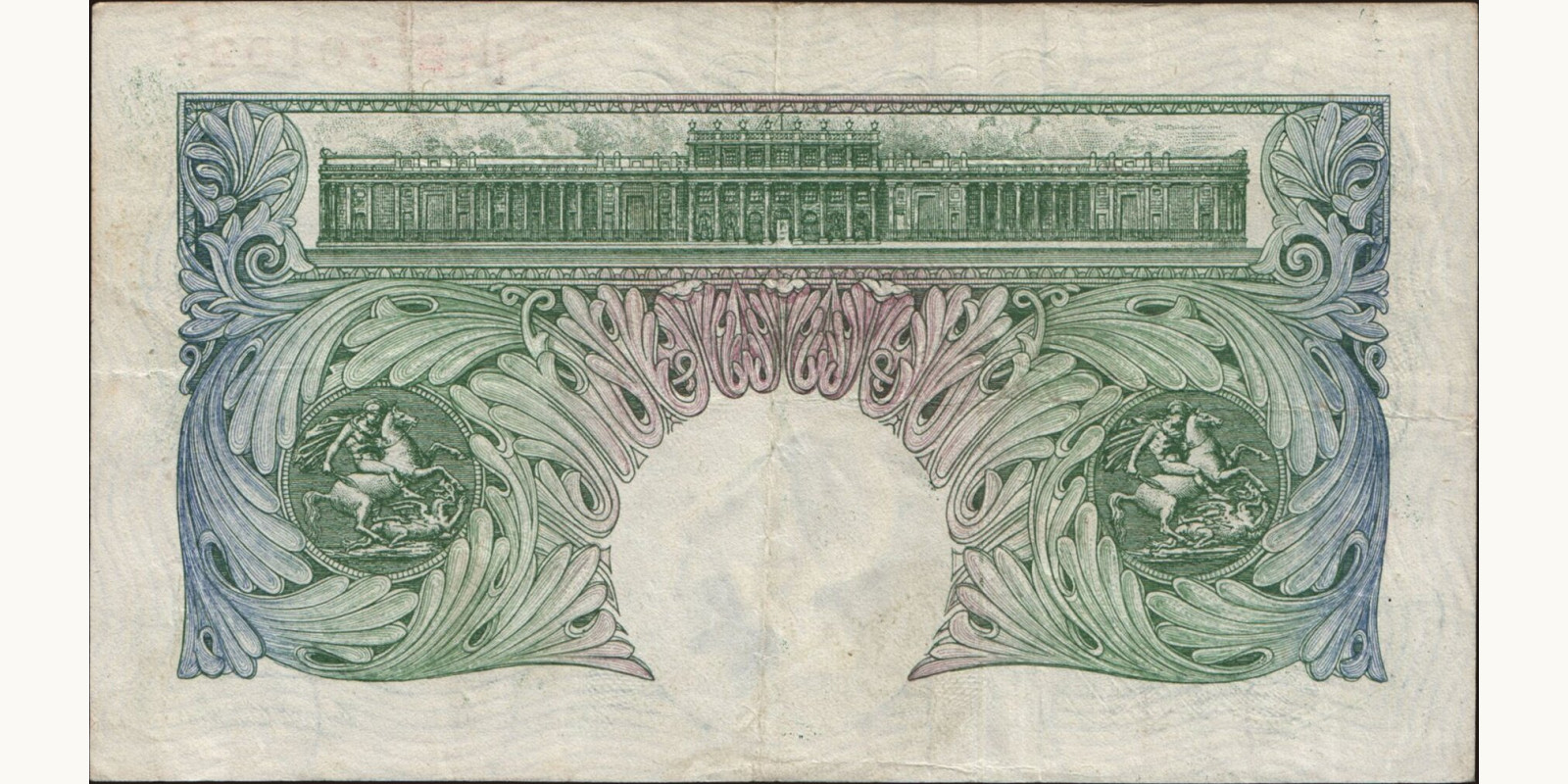 1 pounds Великобритания 1949 — Оборотная сторона