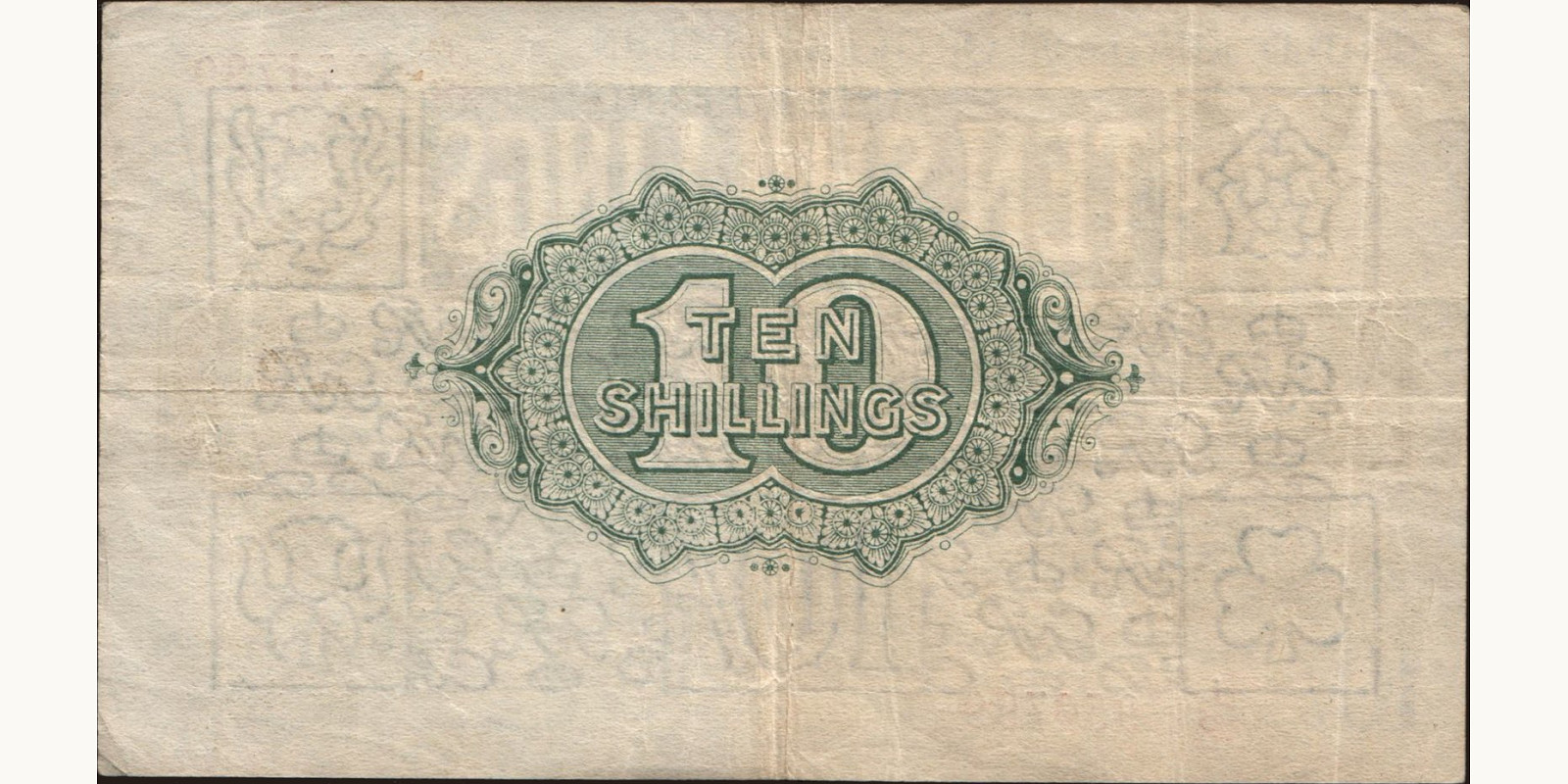 10 shilling United Kingdom 1922 — Back side