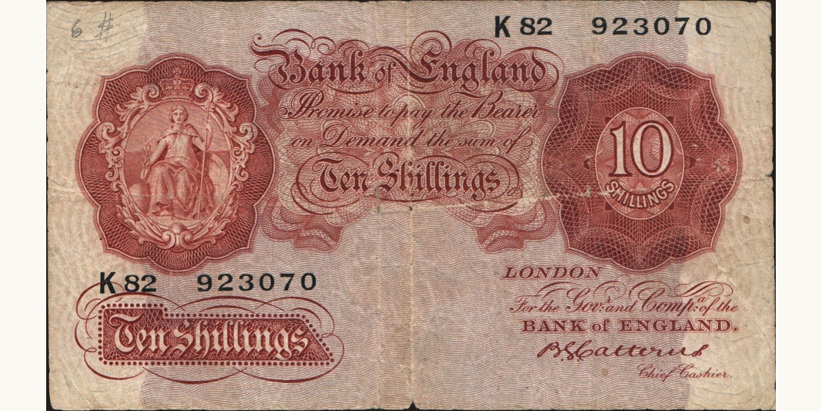 10 shilling 1929
