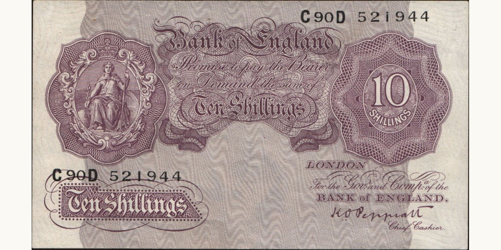 10 shilling 1940