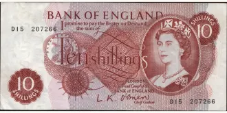 10 shilling 1960