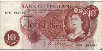 10 shilling 1961