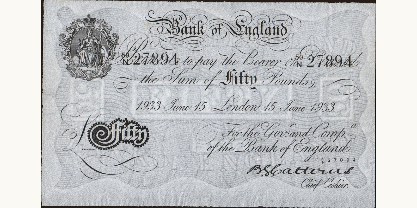 50 pounds 1933