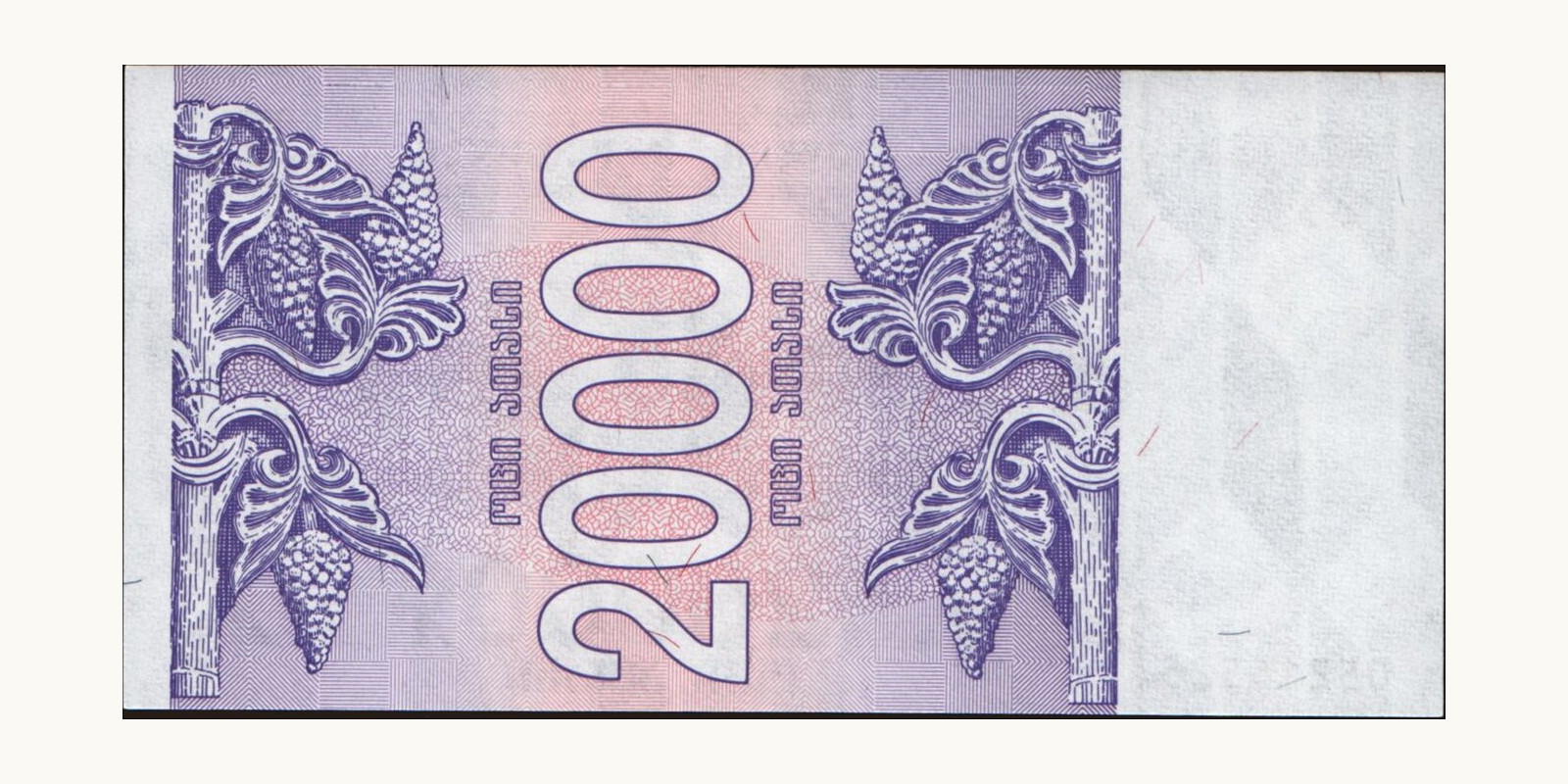 20000 laris Грузия 1994 — Оборотная сторона