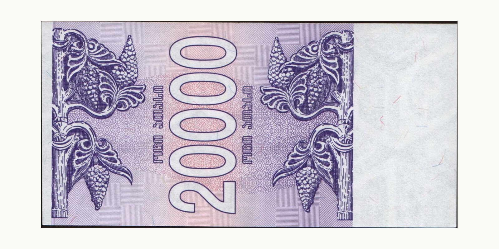 20000 laris Georgia 1993 — Back side