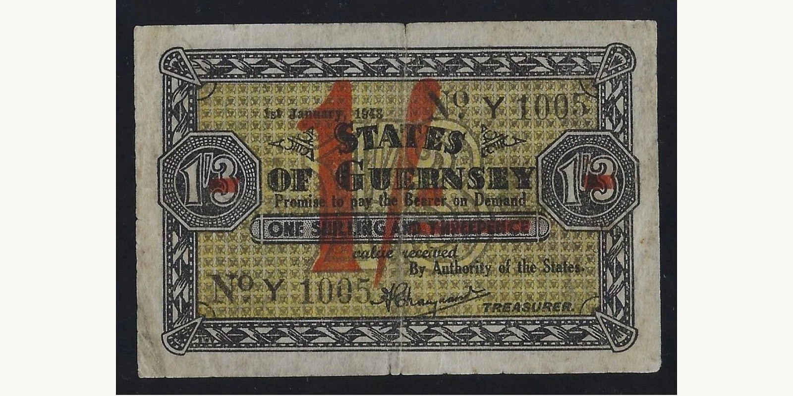1 shilling 1943