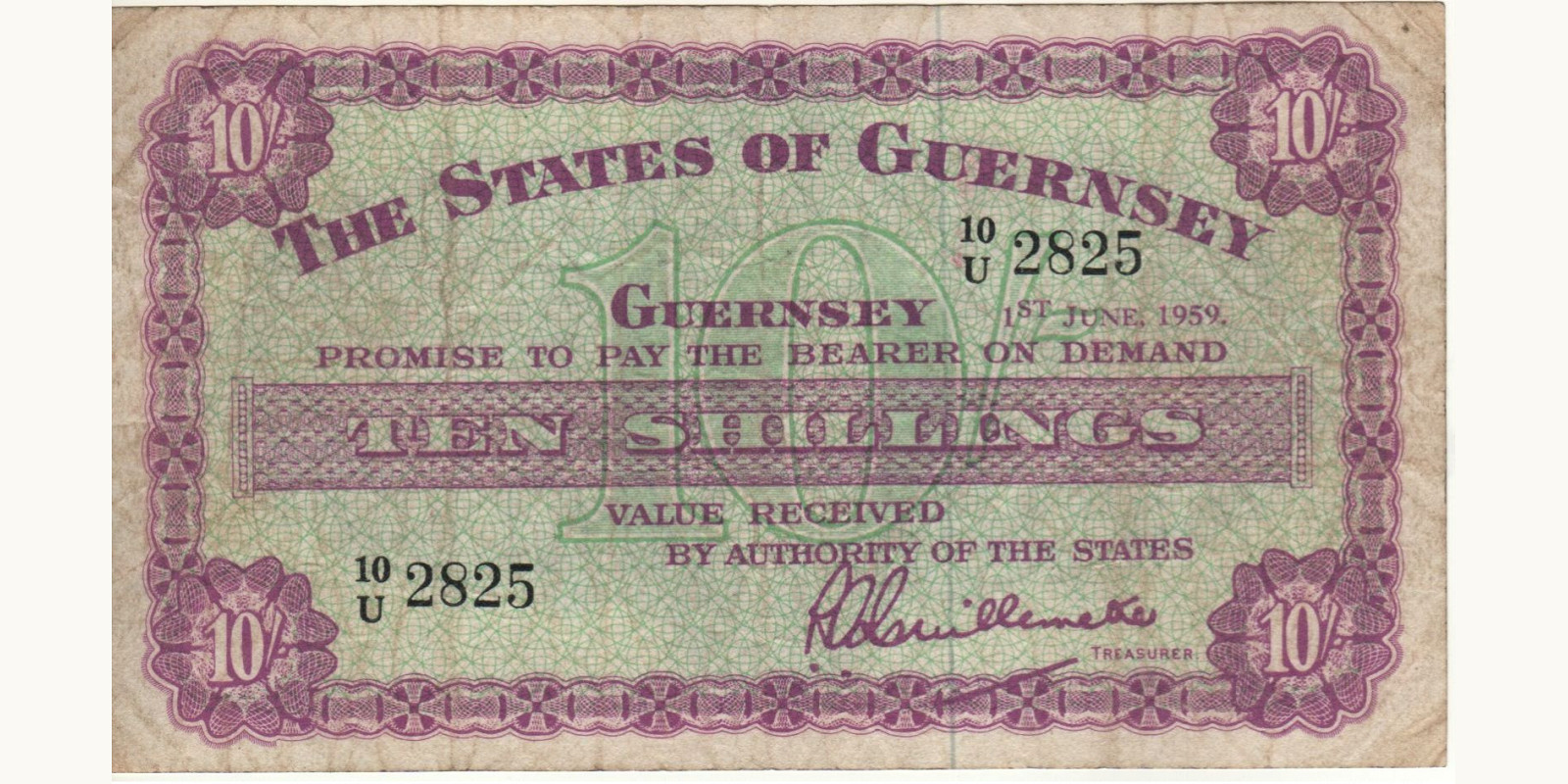 10 shilling 1959