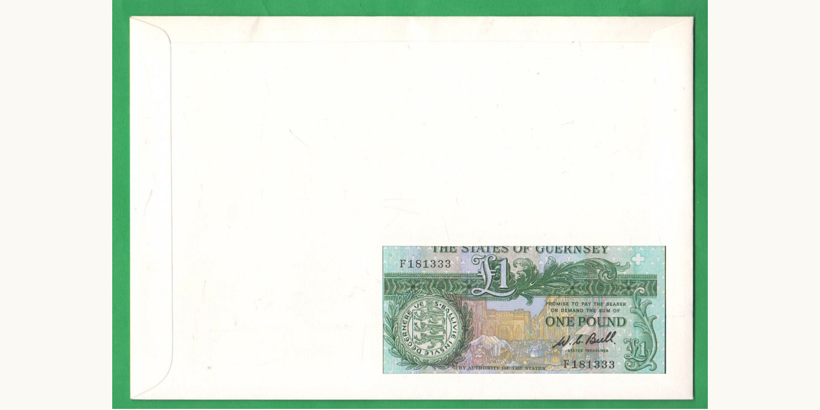 1989 pounds Guernsey 1980 — Back side